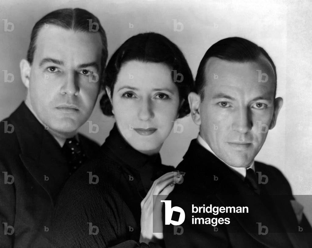 Noel Coward, Alfred Lunt and Lynn Fontanne