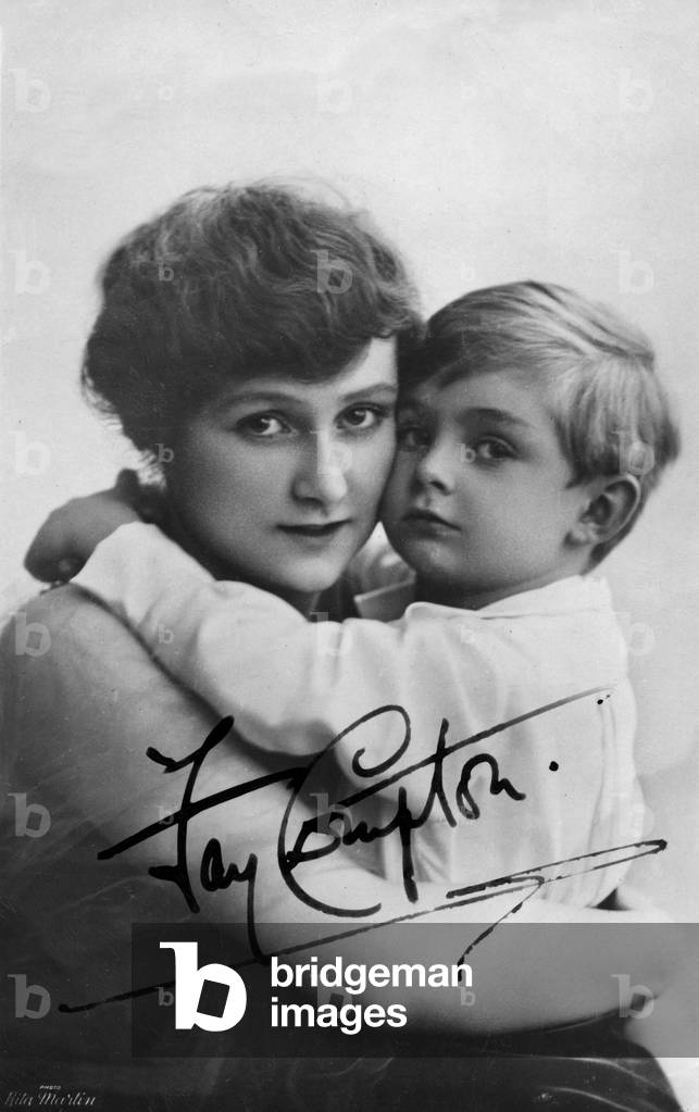 Fay Compton holding boy