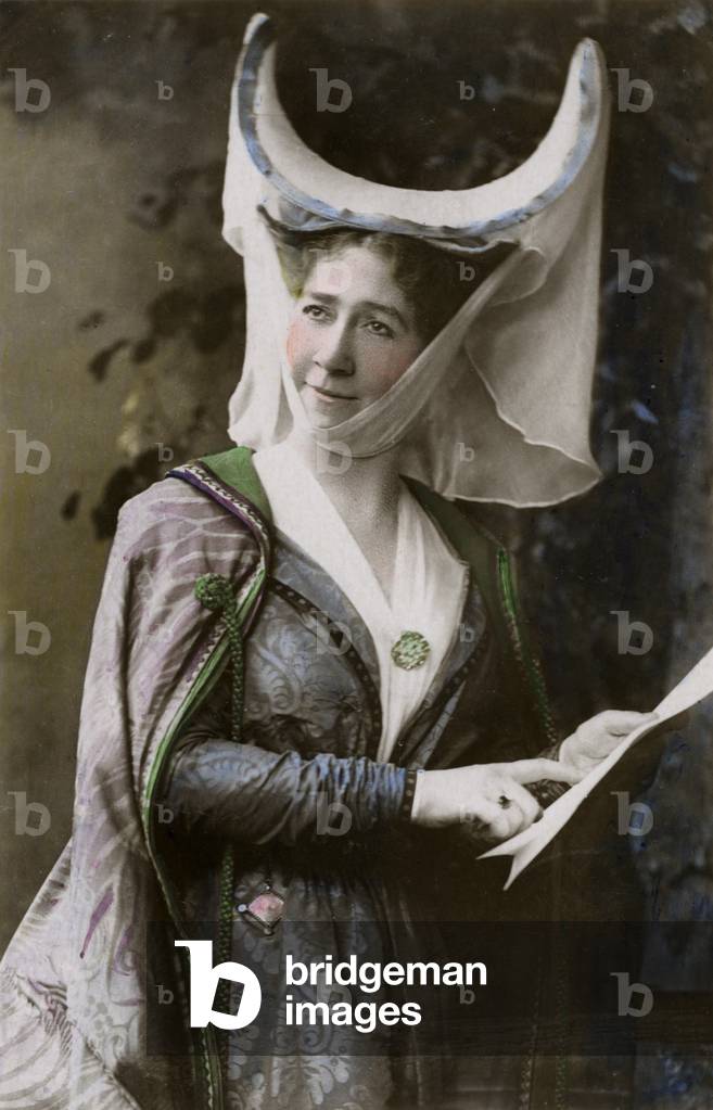 Madge Kendal, born Margaret Shafto Robertson, English actress, as Mistress Ford in The Merry Wives of Windsor
