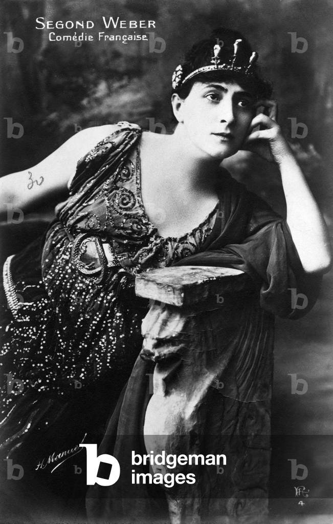 Eugénie Segond-Weber (Caroline-Eugénie Weber) at the Comédie Française, Paris
