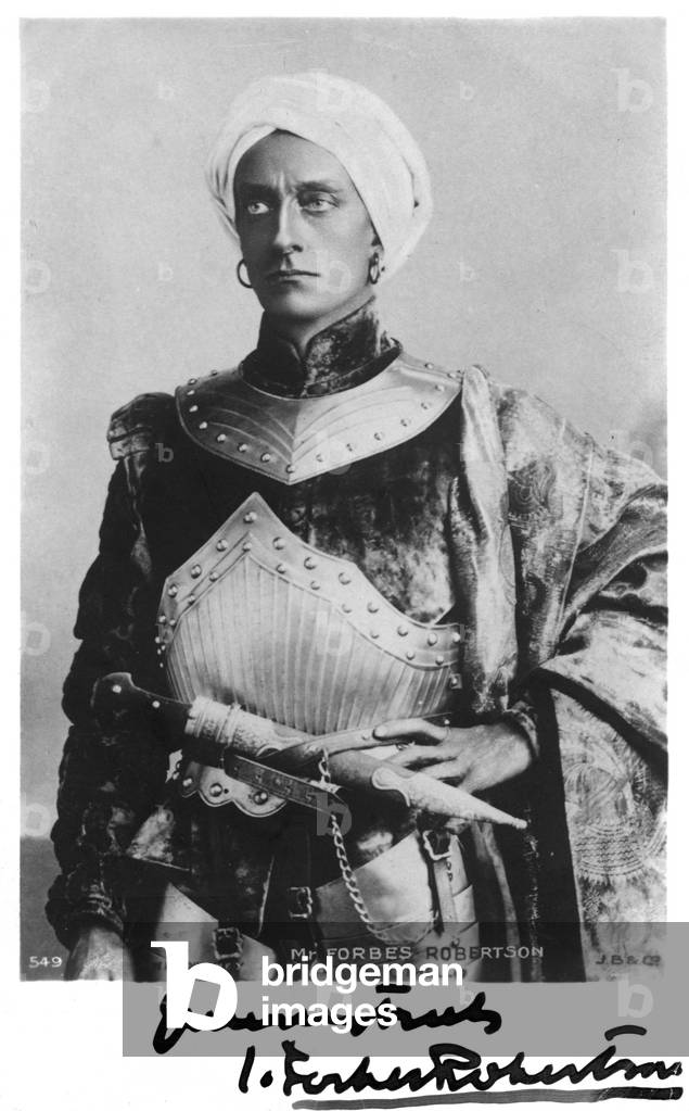 Johnston Forbes-Robertson as Othello in William Shakespeare 's 'Othello, the Moore of Venice'