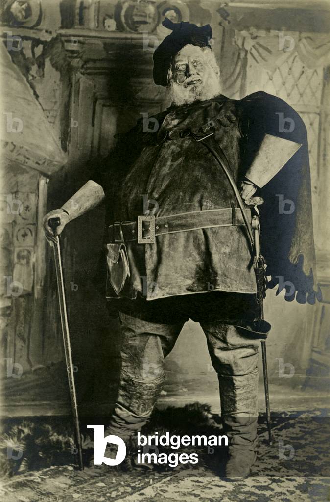 Herbert Beerbohm Tree (17 December 1852 - 2 July 1917) as Falstaff, character who appears in three of Shakespeare's plays
