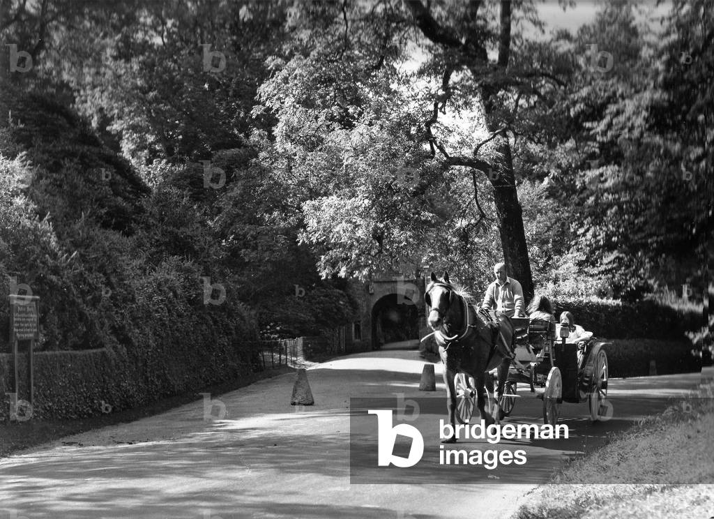 Cockington Torquay, 1967 (b/w photo)