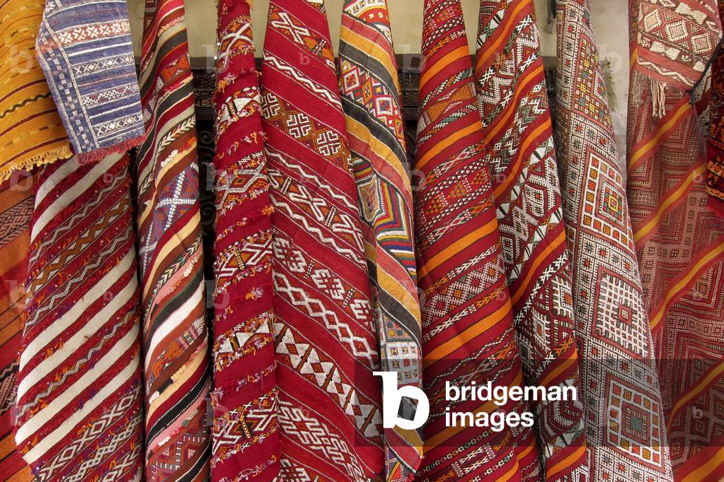 Moroccan carpets and textiles