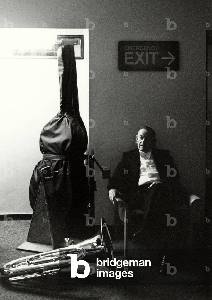 Backstage at a concert