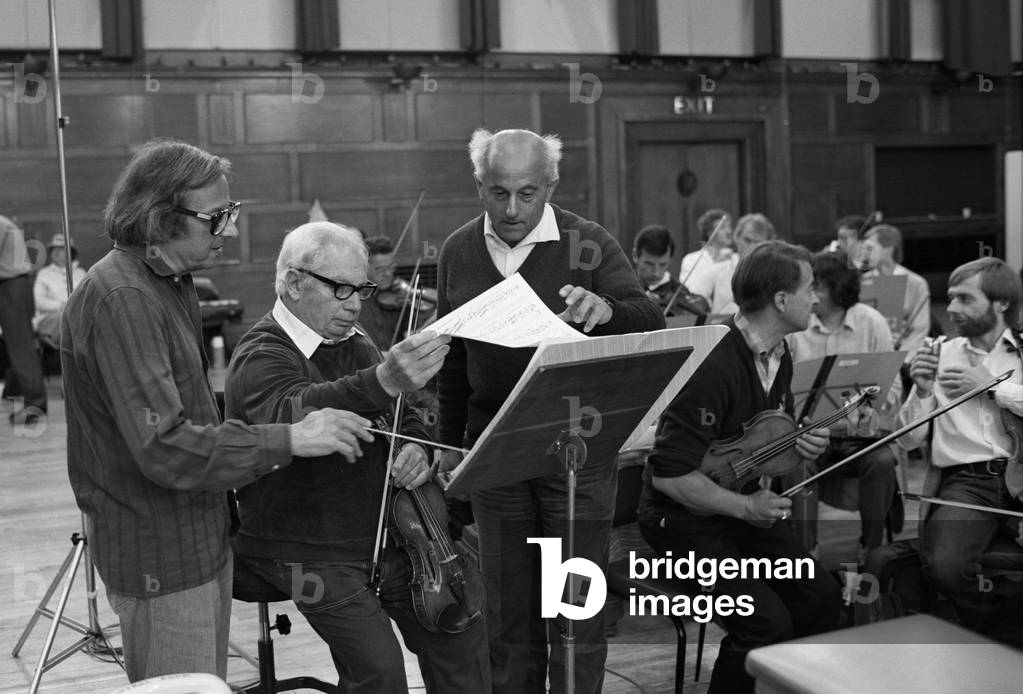 André Previn,  Sir Georg Solti and  Isaac Stern