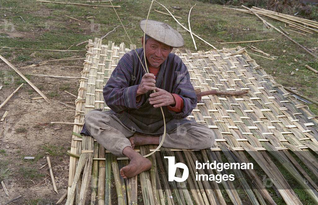 Bhutan - Man working