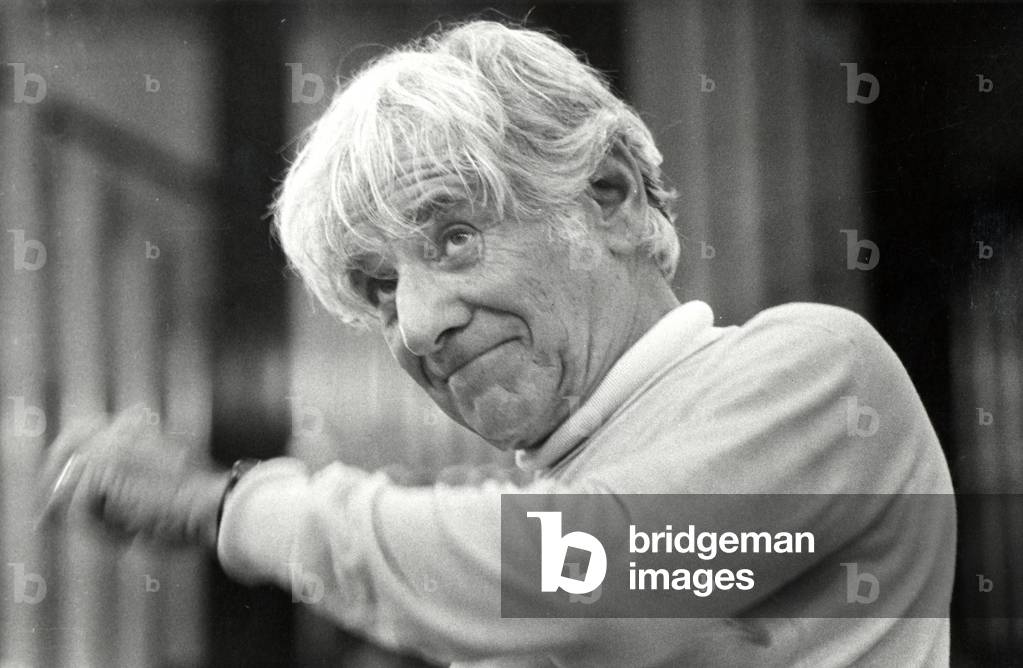 Leonard Bernstein conducting in