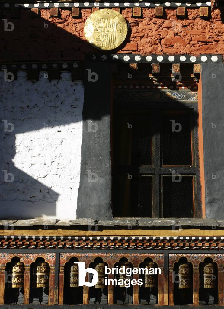 Bhutan - Prayer wheels