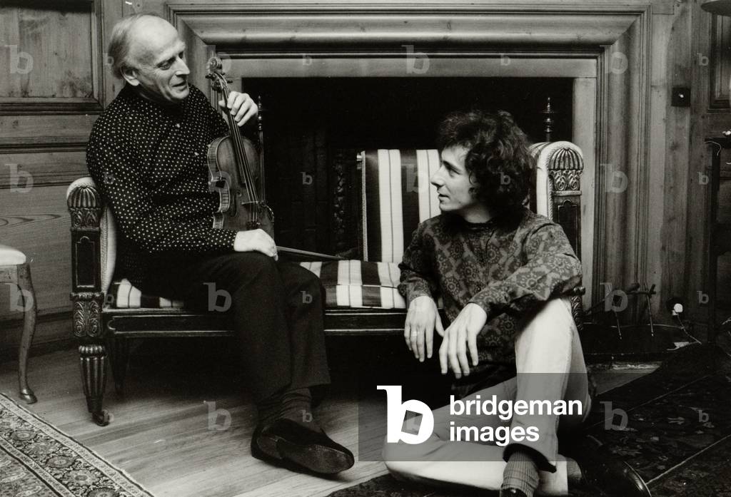 MENUHIN Yehudi with son