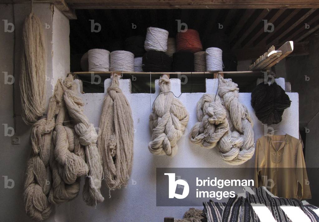 Wool for carpet weaving