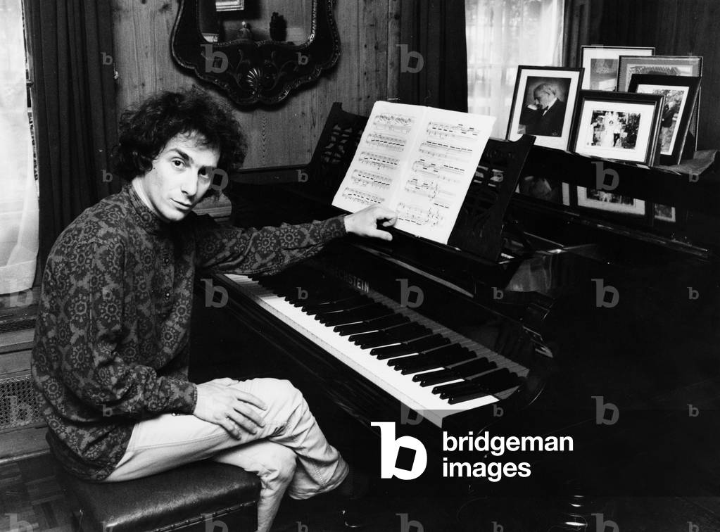 Jeremy Menuhin sitting at