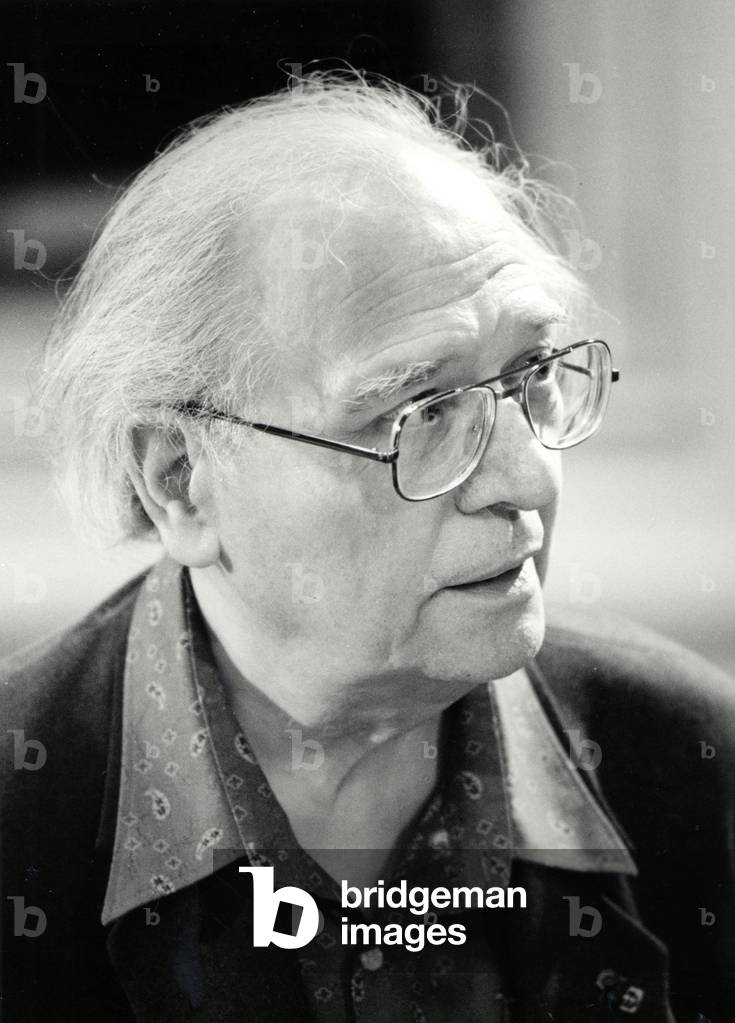 Olivier Messiaen portrait 1985