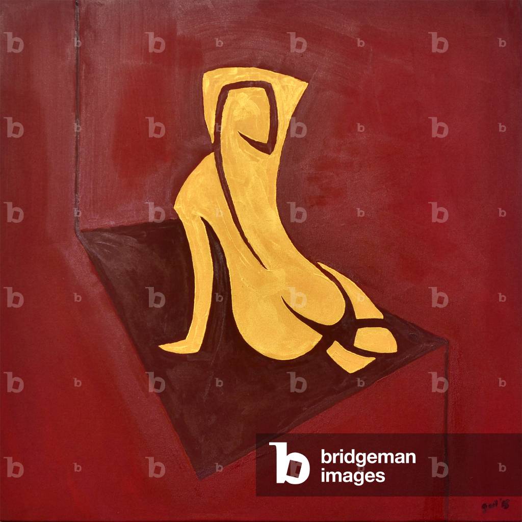 Study for Figure on a Plane in Perspective, 2015 (oil on canvas)