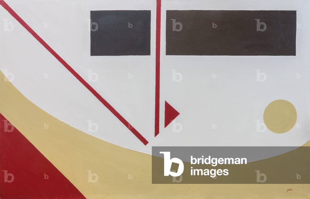 Suprematist Composition of Urbino , 2017 (oil on canvas)