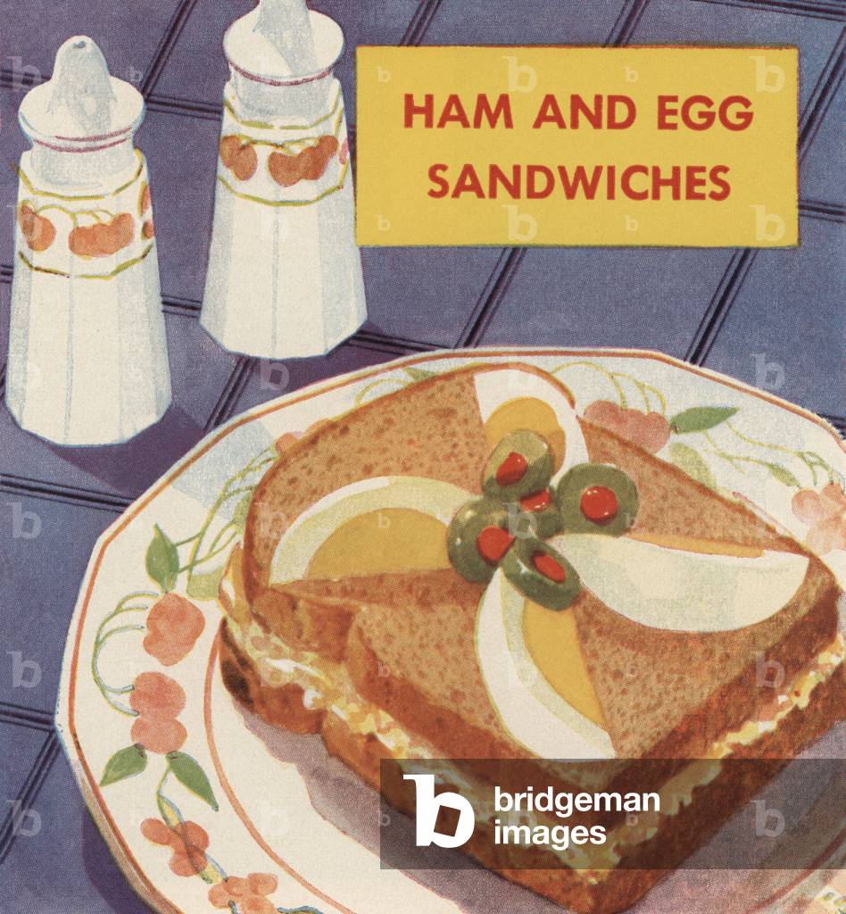 Sandwiches: Ham and Egg, 1931 (screen print)