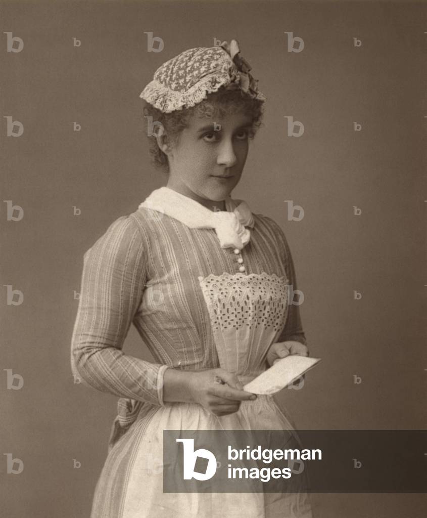 Portrait of An Edwardian Servant, 1912 (woodburytype photograph)