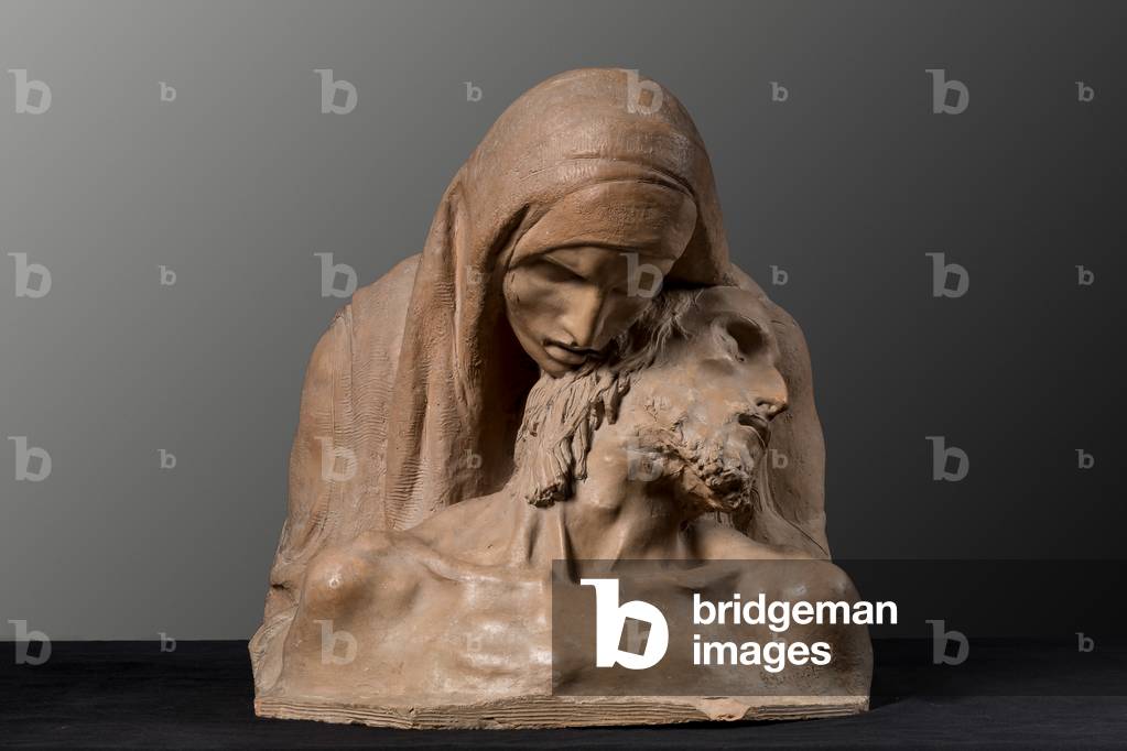 Jesus Christ and the Virgin Mary (earthenware)