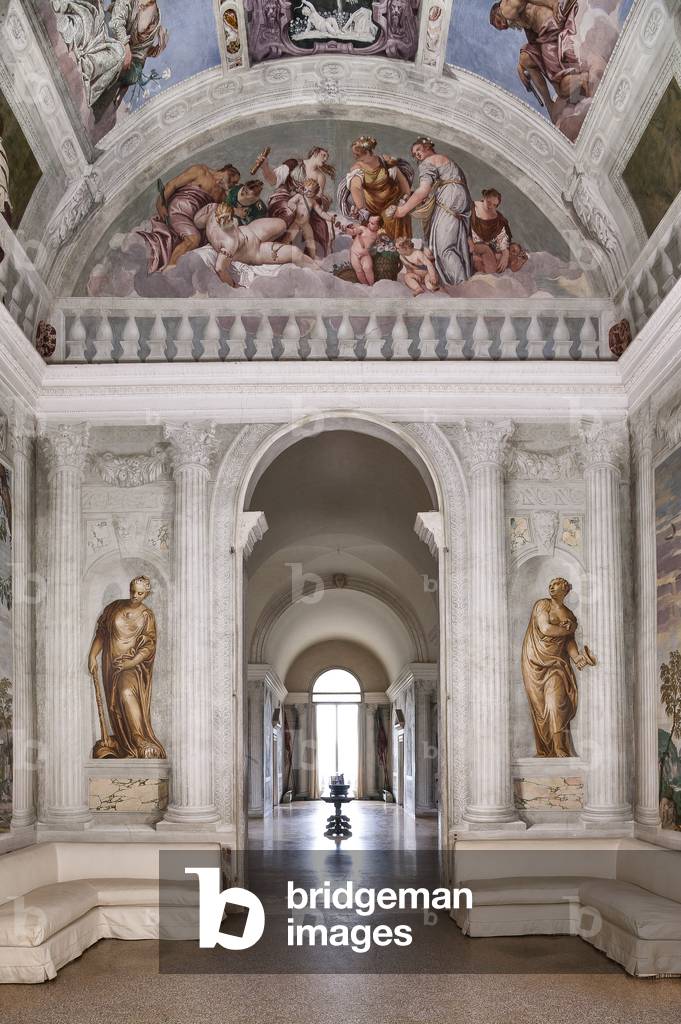 View of the Southern Wall of  Hall of Olympus