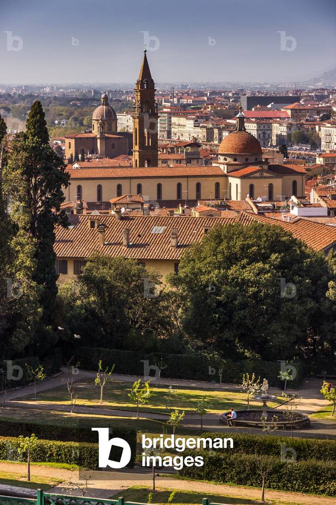 View of Basilica di Santo Spirito, Florence, Italy (photo)