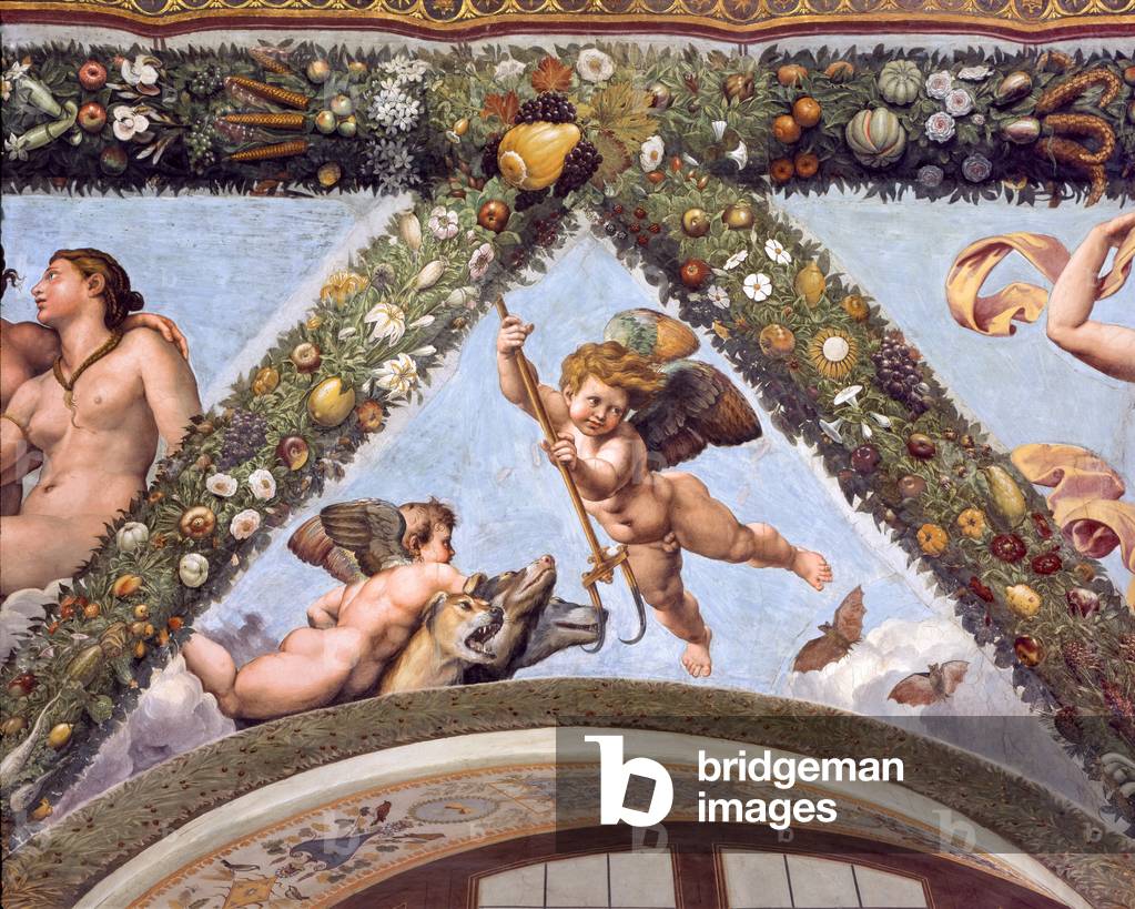 Cupids with Cerberus, 1517-18 (fresco)