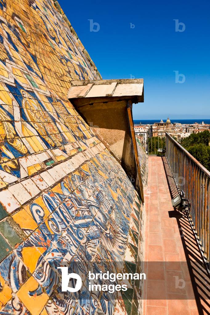 The Porta Nuova Tower, The Royal Palace or Palazzo dei Normanni (Palace of the Normans), Palermo, Sicily, Italy (photo)