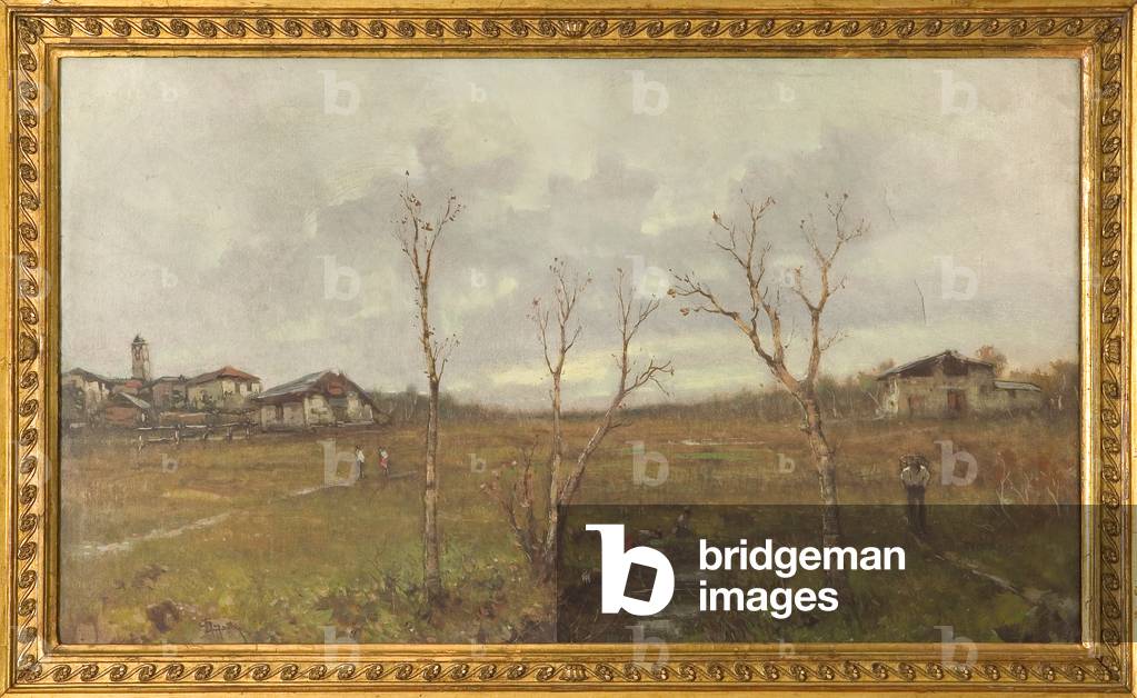 Rural Landscape (oil on canvas)