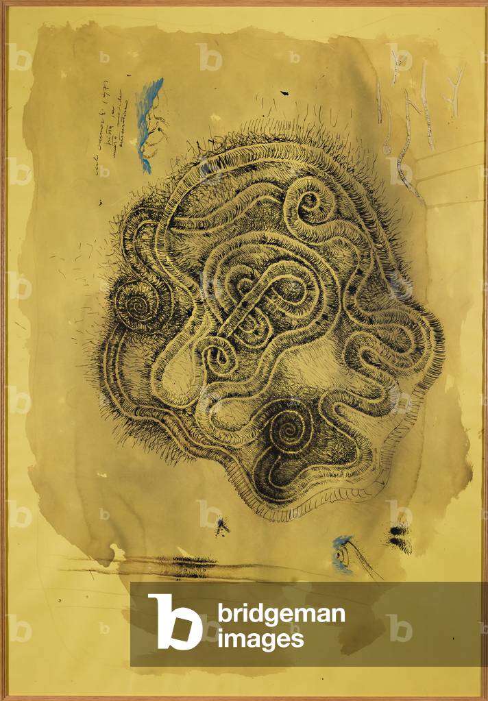 Track (mixed media on paper)