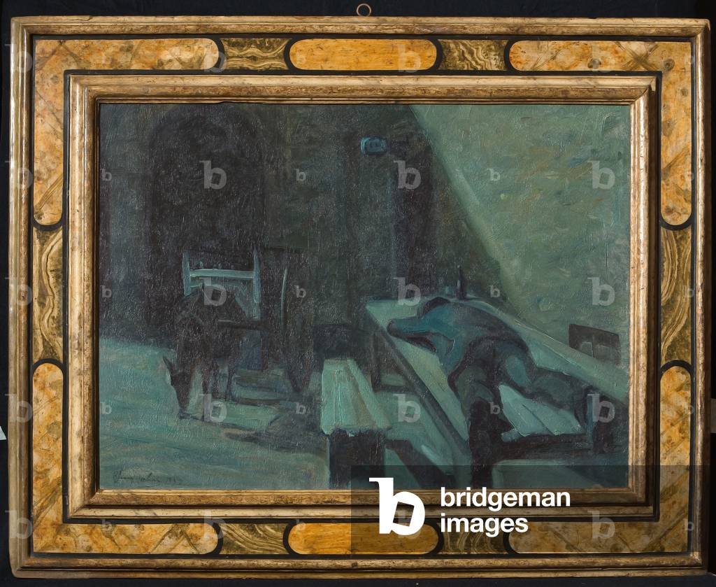 The Drunk (oil on plywood)