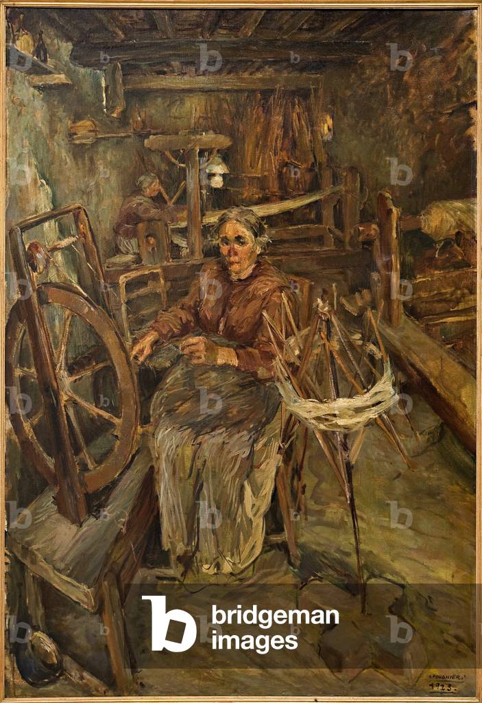 Weaver, 1923 (oil on canvas)