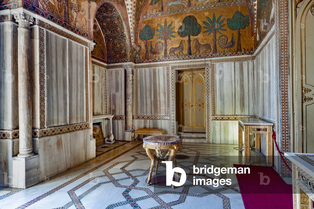 Palermo, The Royal Palace or Palazzo dei Normanni (Palace of the Normans), Pisana Tower, the King Roger Room