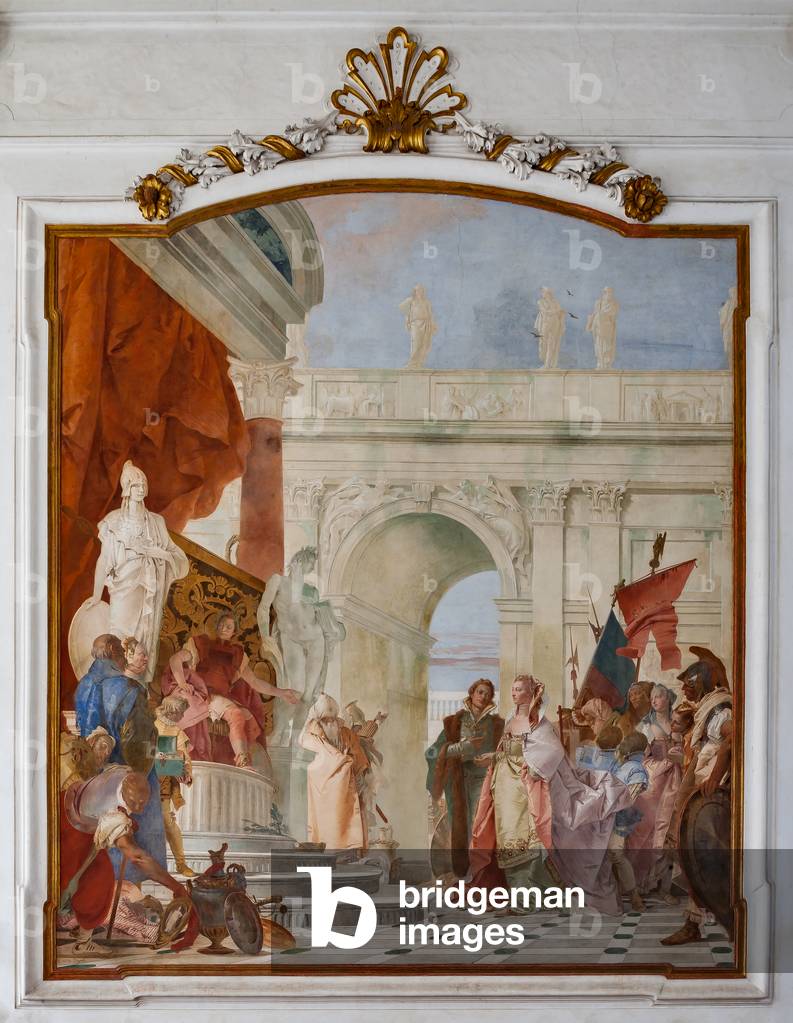 Magnanimity of Scipio Africanus, 1743 (fresco)