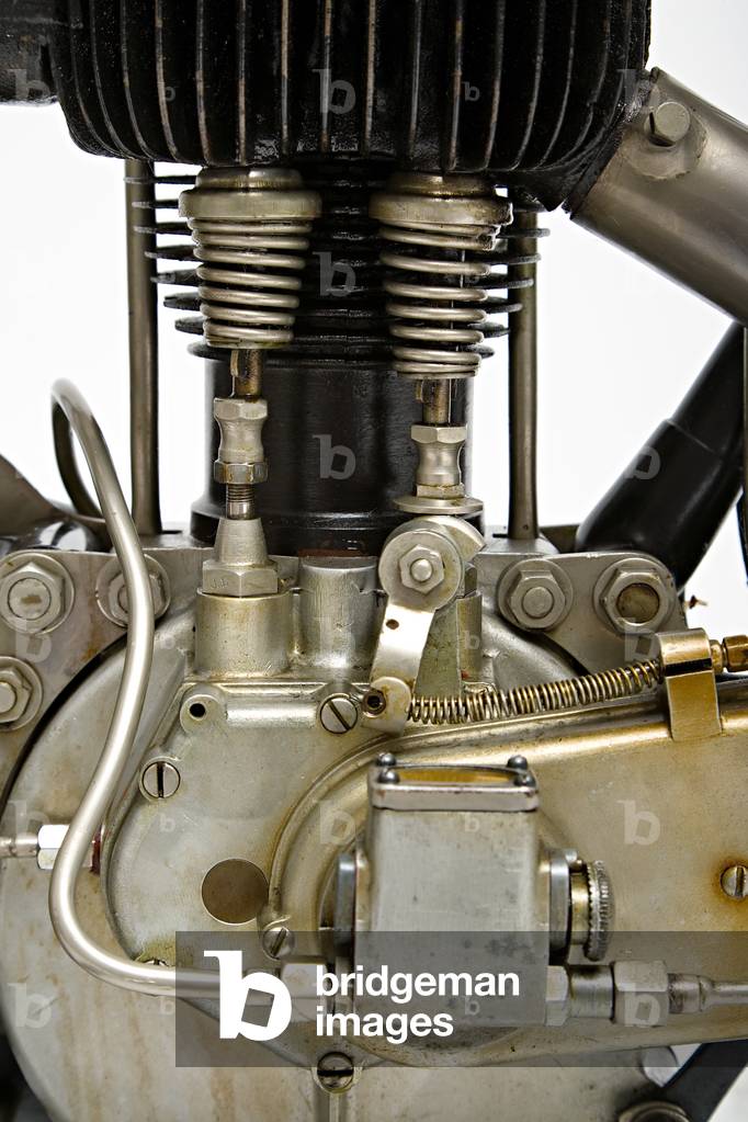Classic Motorbike AJS ES 350. Engine (photo)