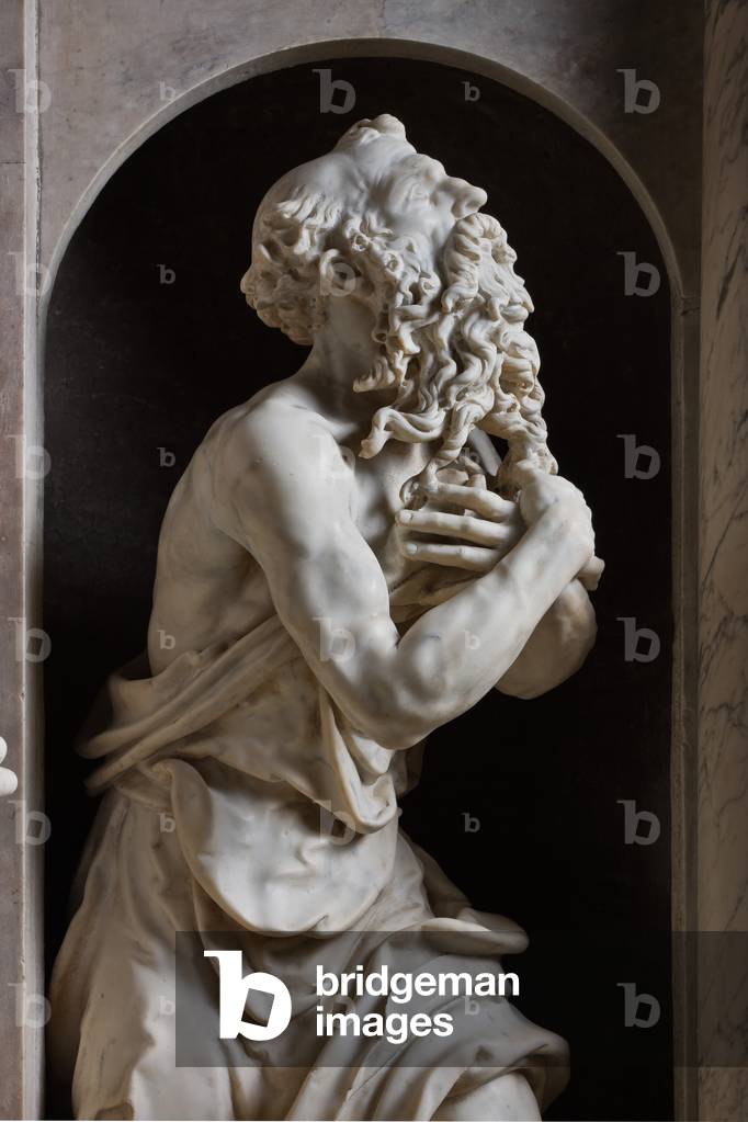 Genoa, Duomo (St Lawrence Cathedral), inside, Cybo chapel (northern arm of the transept), Funerary Monument of Archbishop Giuliano Cybo: 