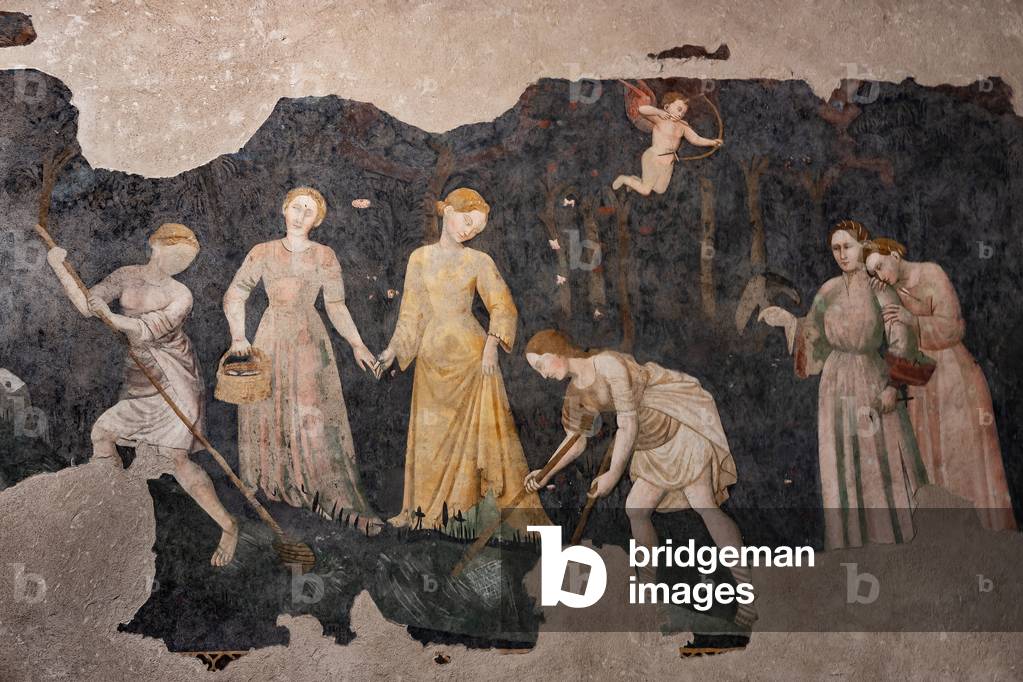 Detail of the frescoes (fresco)