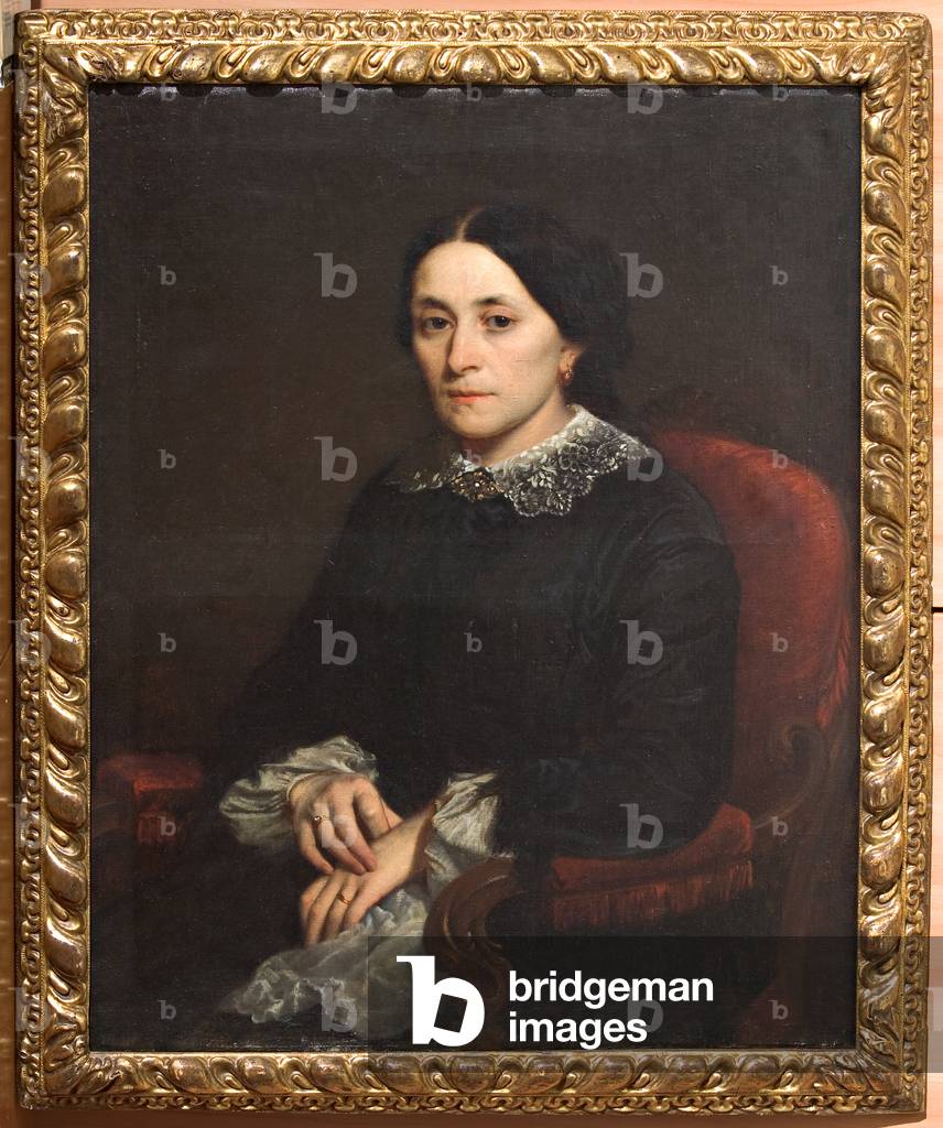 Portrait of a gentlewoman (oil on canvas)