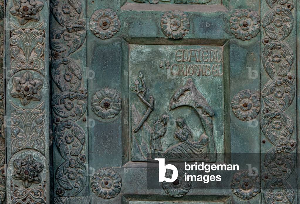 Tile depicting 