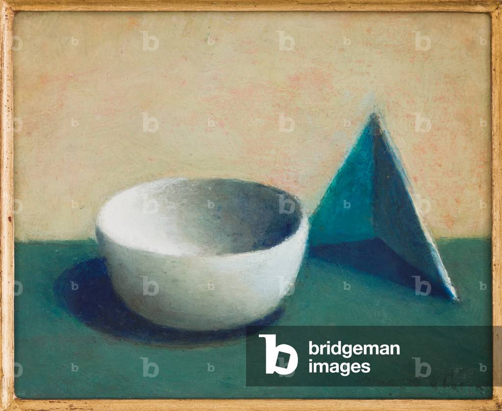 Still Life, Homage to Carrà (oil on canvas)