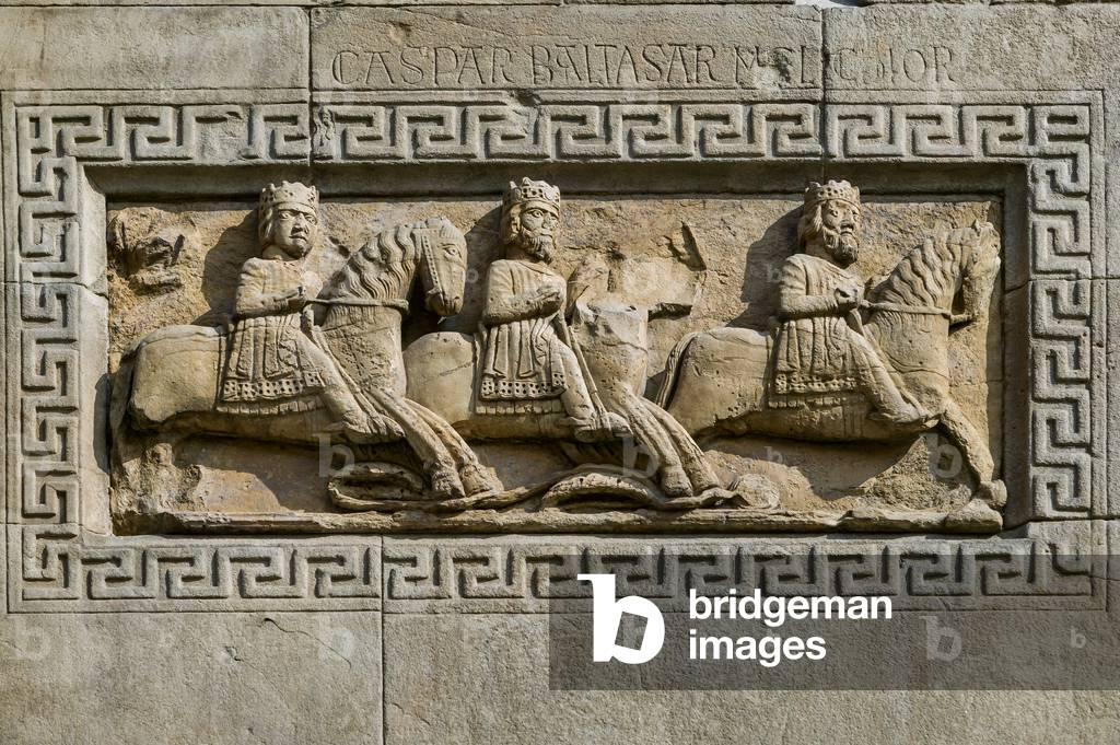 Procession of the Magi on horseback