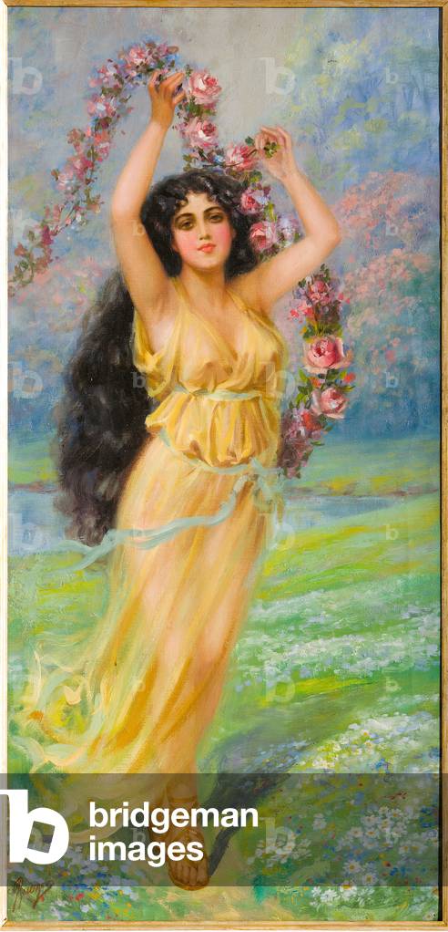 Young Nymph (oil on canvas)