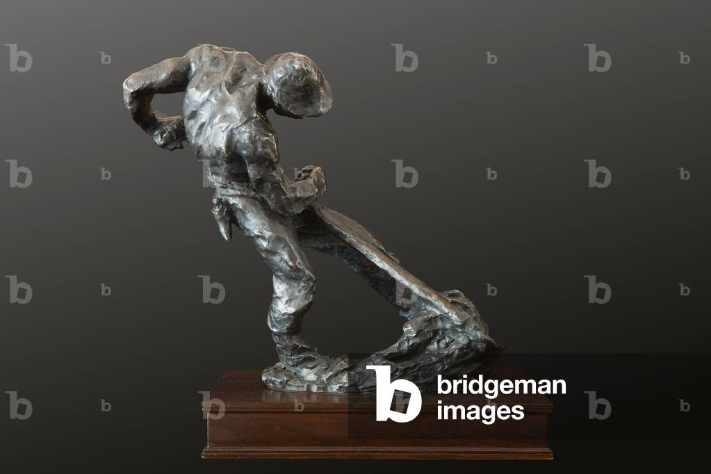 The Mowing Peasant (bronze)
