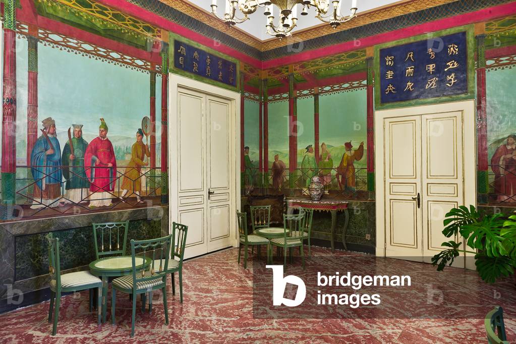 The Chinese Room or the Chinese Study, c.1880 (fresco)