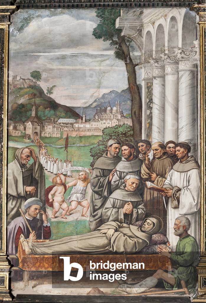 St. Anthony's Death, School of the Saint, 1513 (fresco)