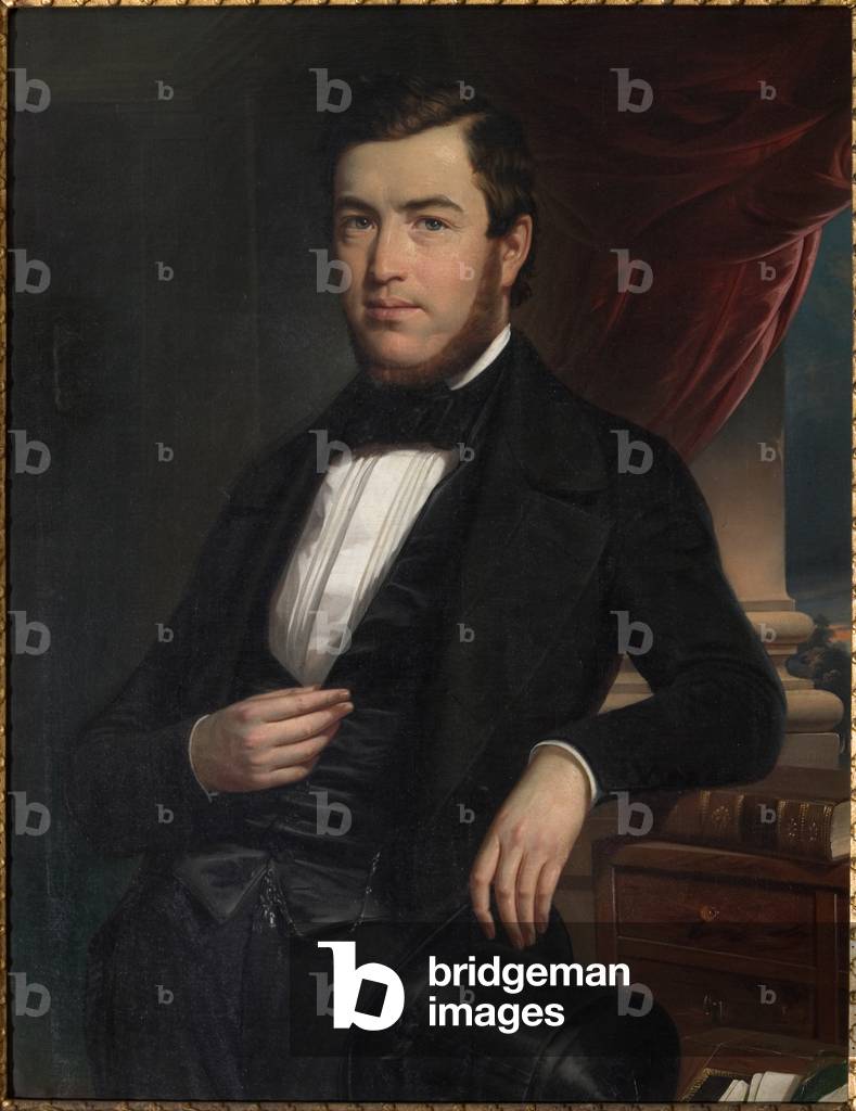 Portrait of a gentleman (oil on canvas)