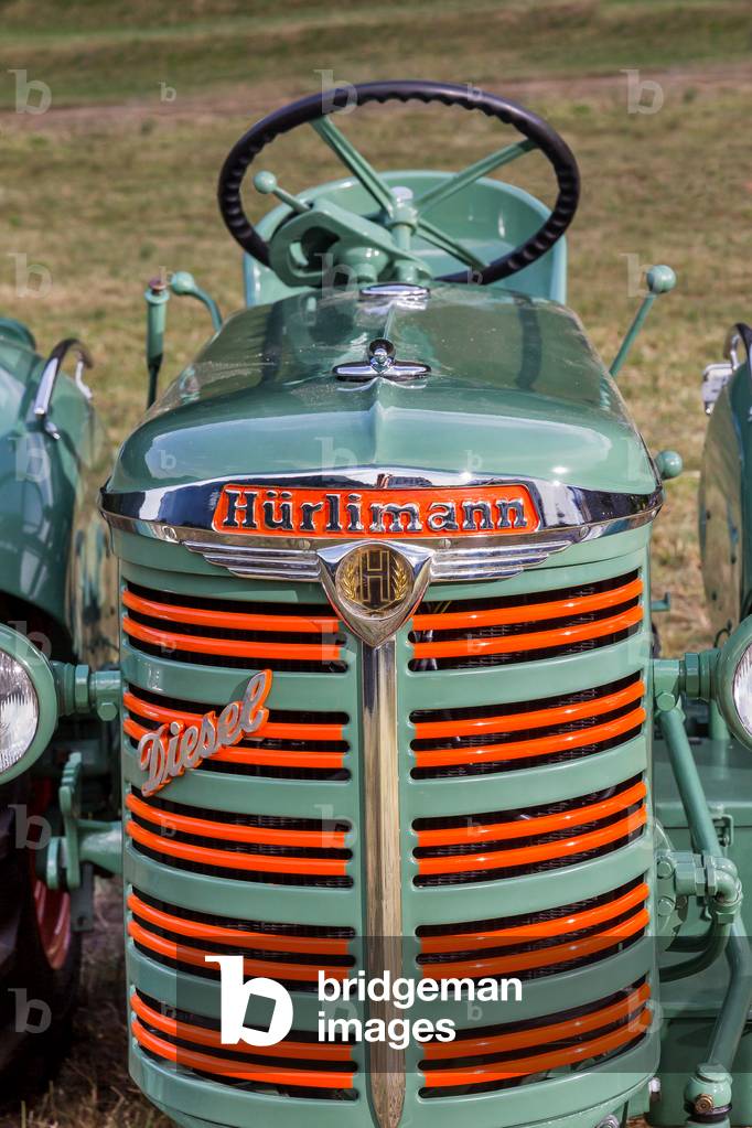 Old tractor - Hurlimann Model D, 1954 (photo)
