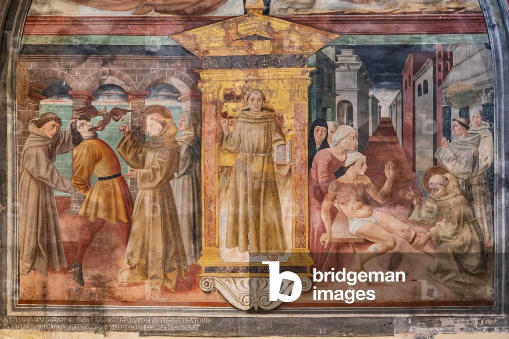 Stories of St. Anthony of Padua, Niche of St. Anthony of Padua, mid-fifteenth century (fresco)