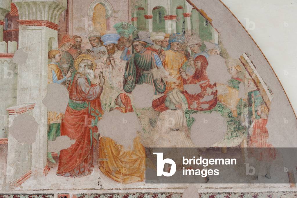 Detail from Stories of St. John the Evangelist (fresco) (detail of 3707571)