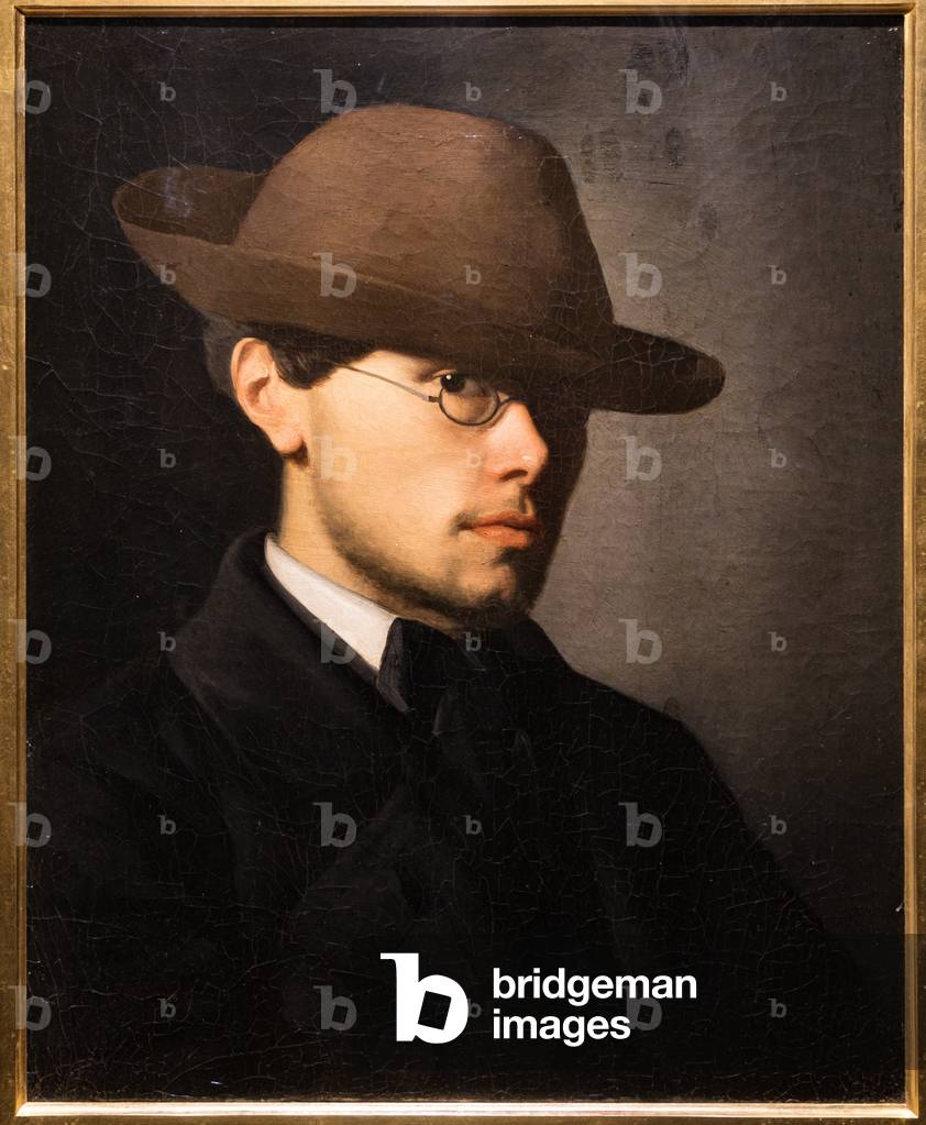 Portrait of Telemaco Signorini, 1855 (oil on canvas)