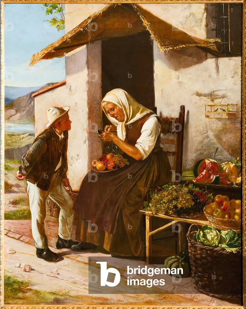 At the Greengrocer's (oil)