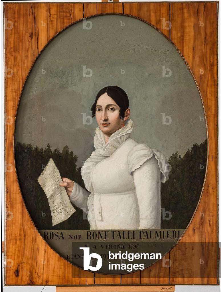 Portrait of Rosa Bonetalli Palmieri (oil on canvas)